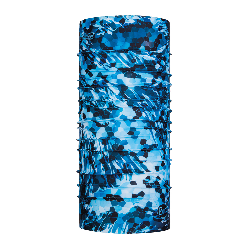 BUGSLINGER COOLNET UV+ MOSAIC CAMO MARINE BLUE              