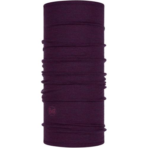 MERINO MIDWEIGHT WOOL PURPLISH MELANGE