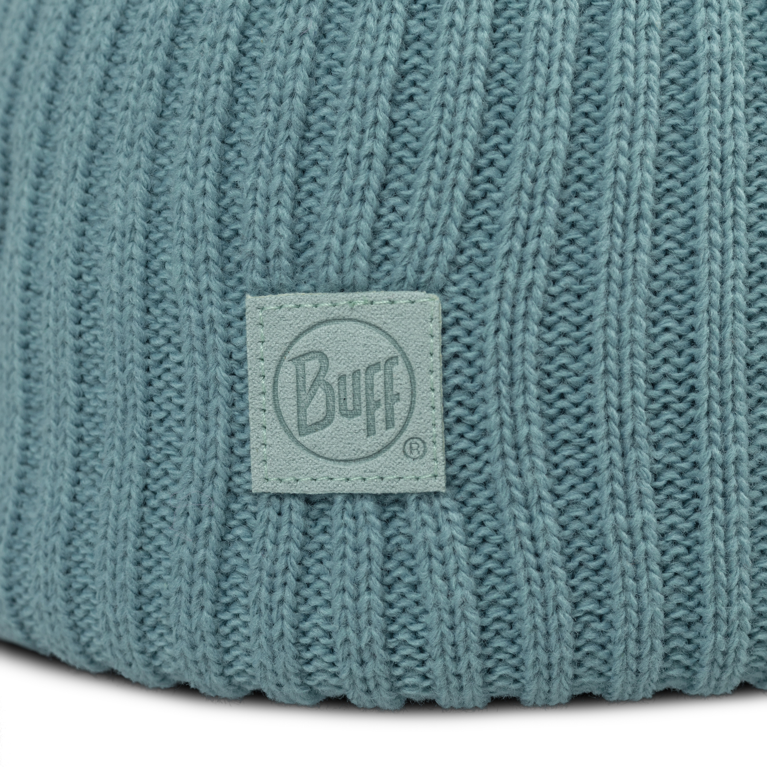 KNITTED BEANIE RUTGER BLUE GLASS