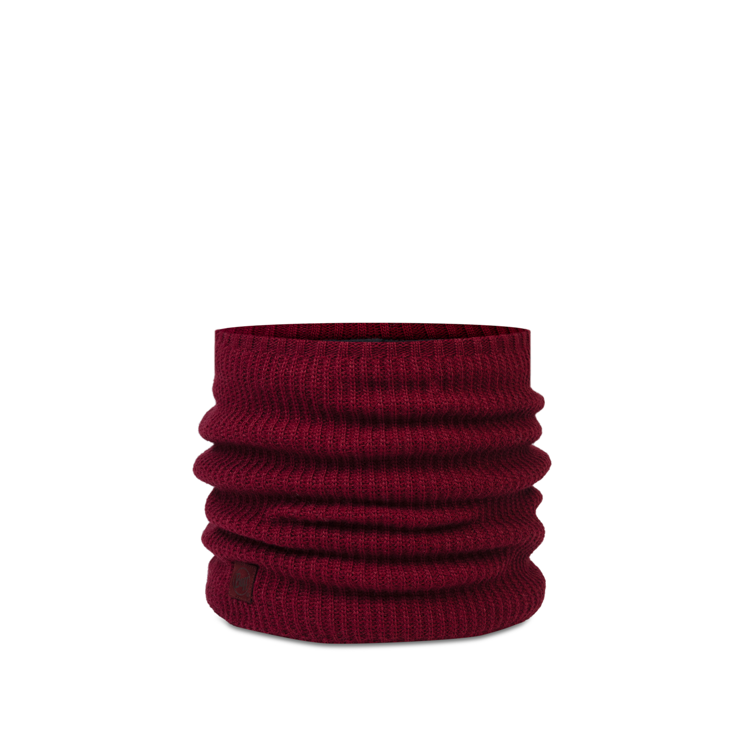 KNITTED & FLEECE NECKWARMER RUTGER GARNET
