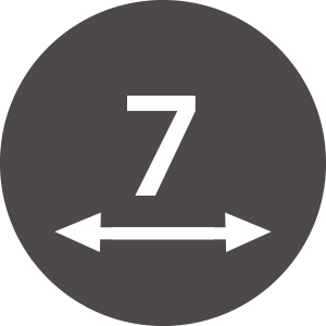 7 CM WIDTH