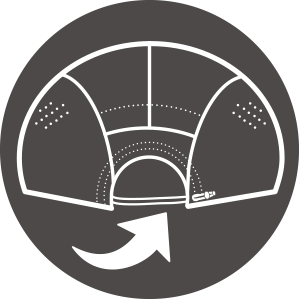 MINIMALISTIC ELASTIC CLOSURE WITH LATERAL STOPPER